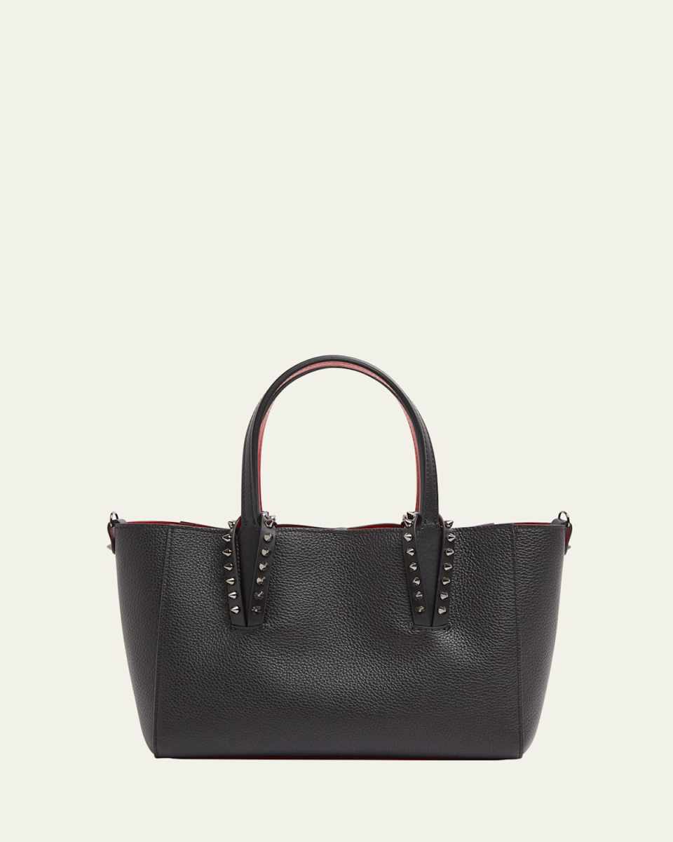 Cabata Soft East-West Mini Shoulder Bag in Grained Leather